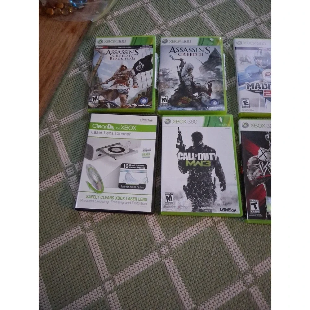 Xbox 360 Game Lot 5 Games . Assassins,Assassin's, Call Of Duty
